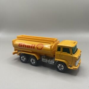 Tomica Tomy Pocket Cars S-1/102 Hino Shell Truck Tanker Fair Condition